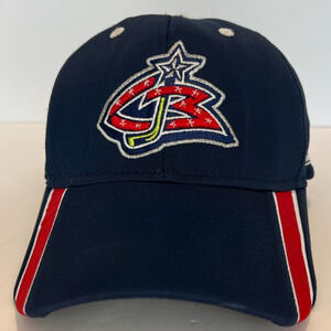 CCM Reebox NHL Columbus Blue Jackets Cap Center Ice Collection Blue/Red OS